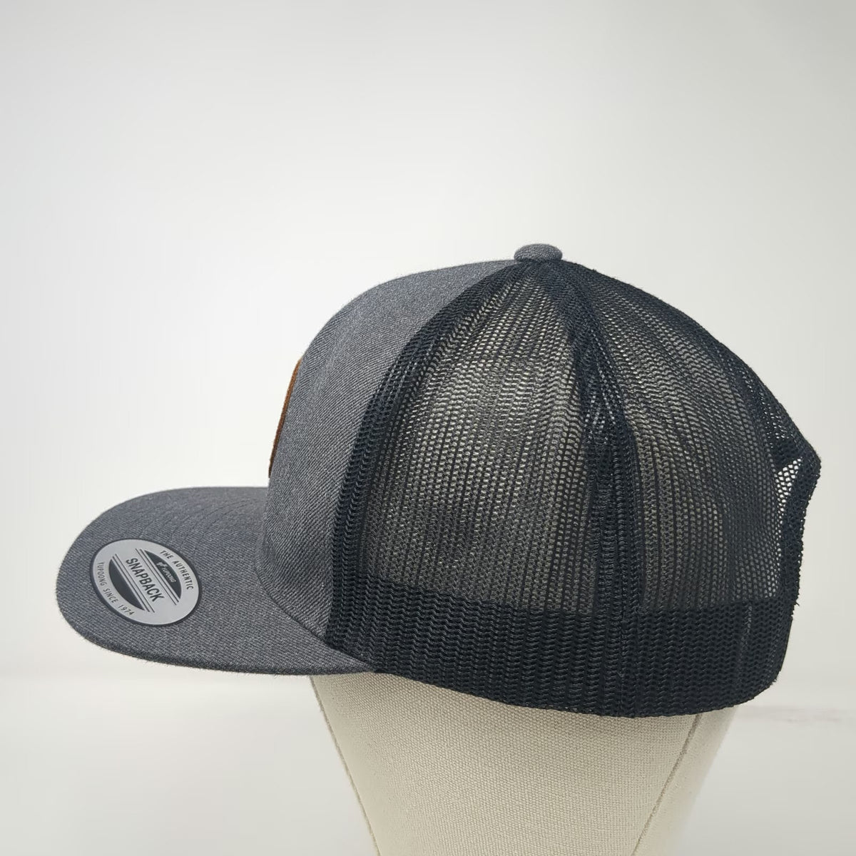 Rip Curl Trucker Hat Gray One Size Mesh Back Snapback Logo Patch High Profile