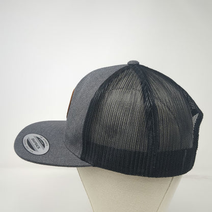 Rip Curl Trucker Hat Gray One Size Mesh Back Snapback Logo Patch High Profile