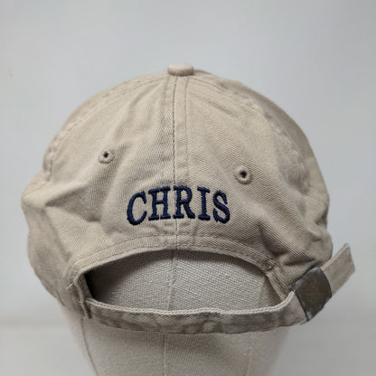 2007 Sea Time II Chris Slideback Hat Tan OSFA Embroidered Headwear Depot