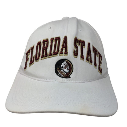 Zephyr Men's Snapback Hat White Florida State Seminoles Embroidered Logo