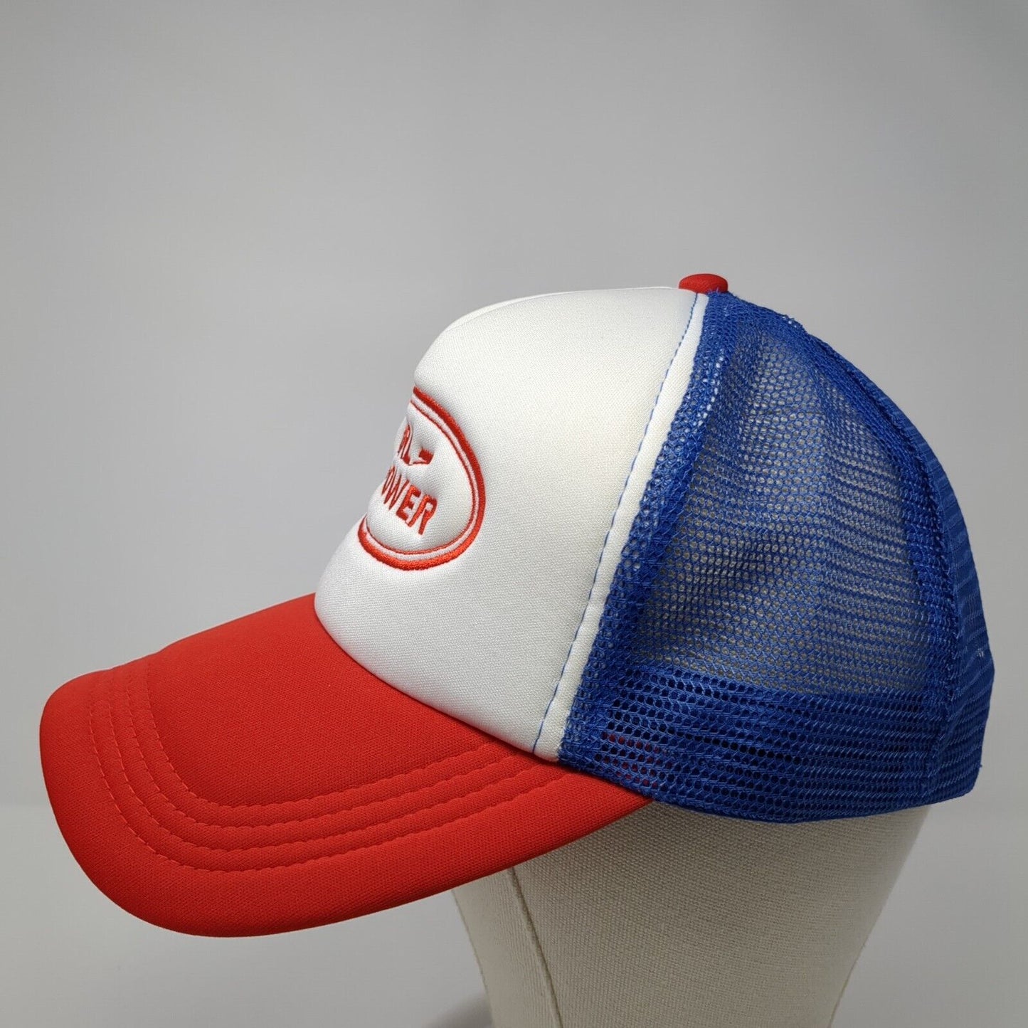 Girl Power Snapback Trucker Hat Multi One Size Adjustable Embroidered Mesh Back