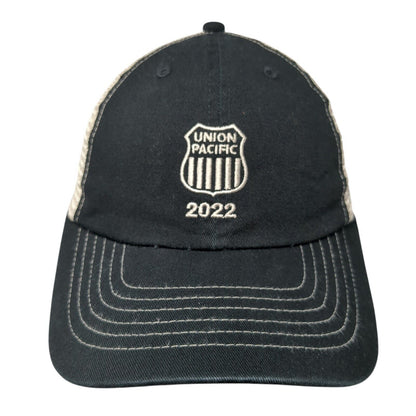 Union Pacific 2022 Slideback Trucker Hat Black OS Adjustable Mesh Back Sportsman