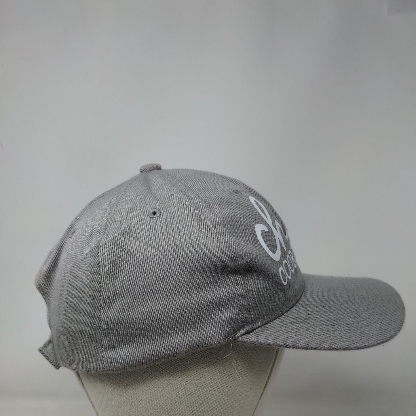 Chaos Coordinator Strapback Hat Gray One Size Adjustable Vent Holes