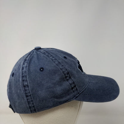 Destin 1984 Strapback Hat Blue One Size Adjustable Embroidered Lucky 7 Cotton