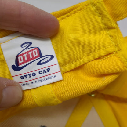 OTTO Baseball Cap Yellow Blue One Size FMC 1999 Embroidered Slideback Strap Hat