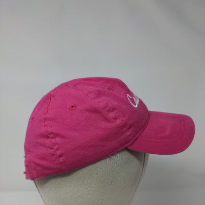 Cabela's Snapback Hat Pink Toddler Solid Bass Pro Shops Gone Fishing