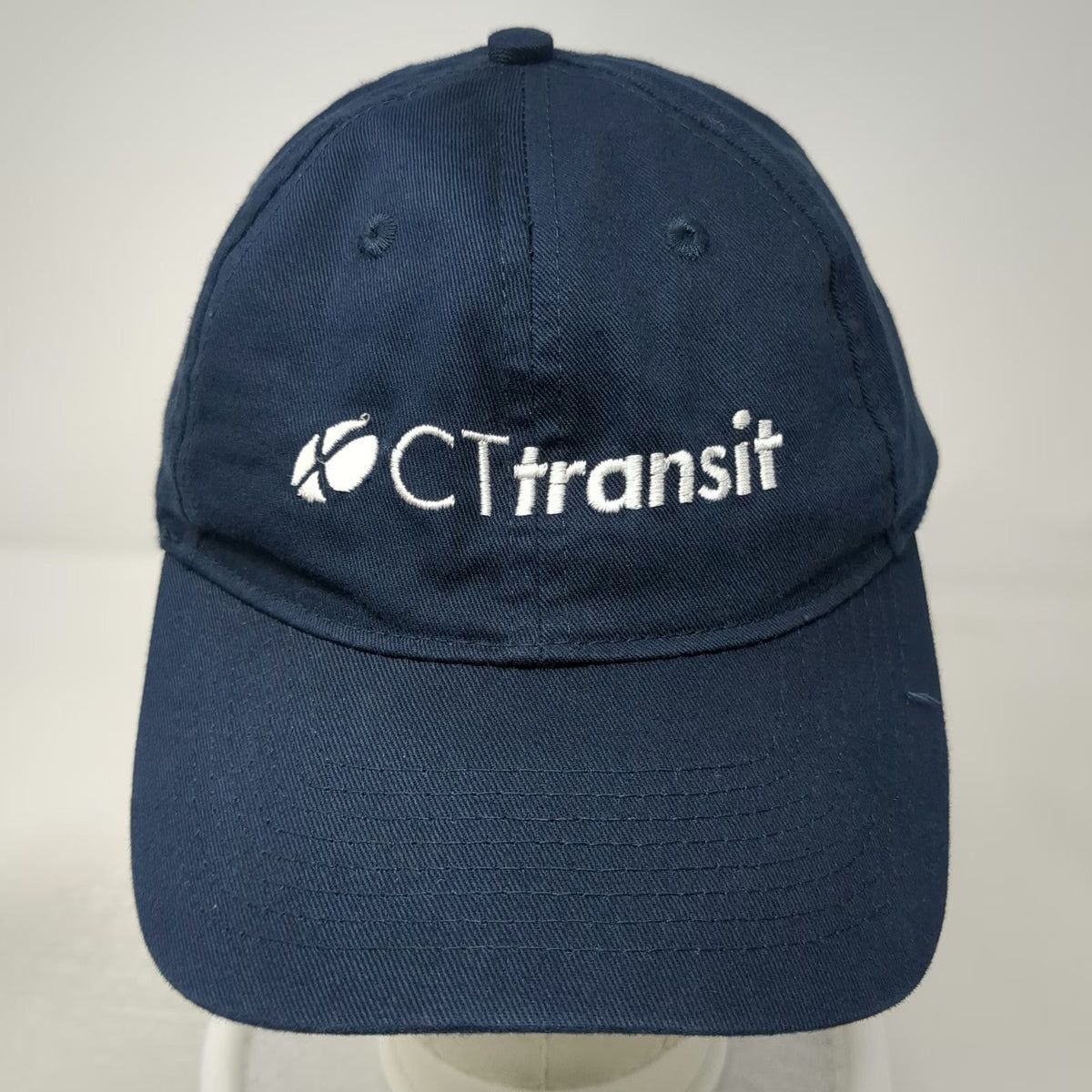Port & Company Baseball Cap Blue One Size CTtransit Logo Strapback 6 Panel Hat