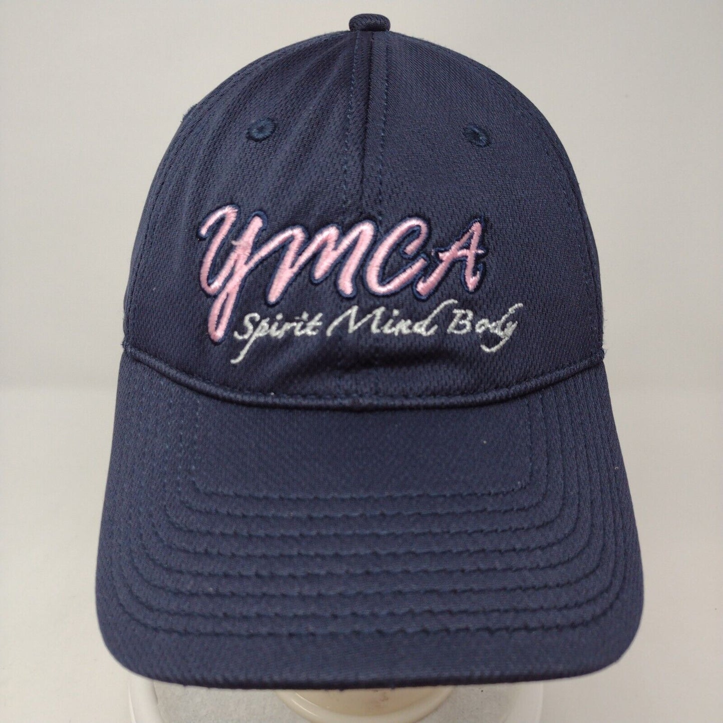 YMCA Spirit Mind Body Slideback Hat Blue OSFM Adjustable Embroidered The Game