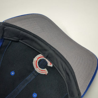 Chicago Cubs MLB Twins Enterprise Snapback Blue One Size Hat Gray Underbrim Red