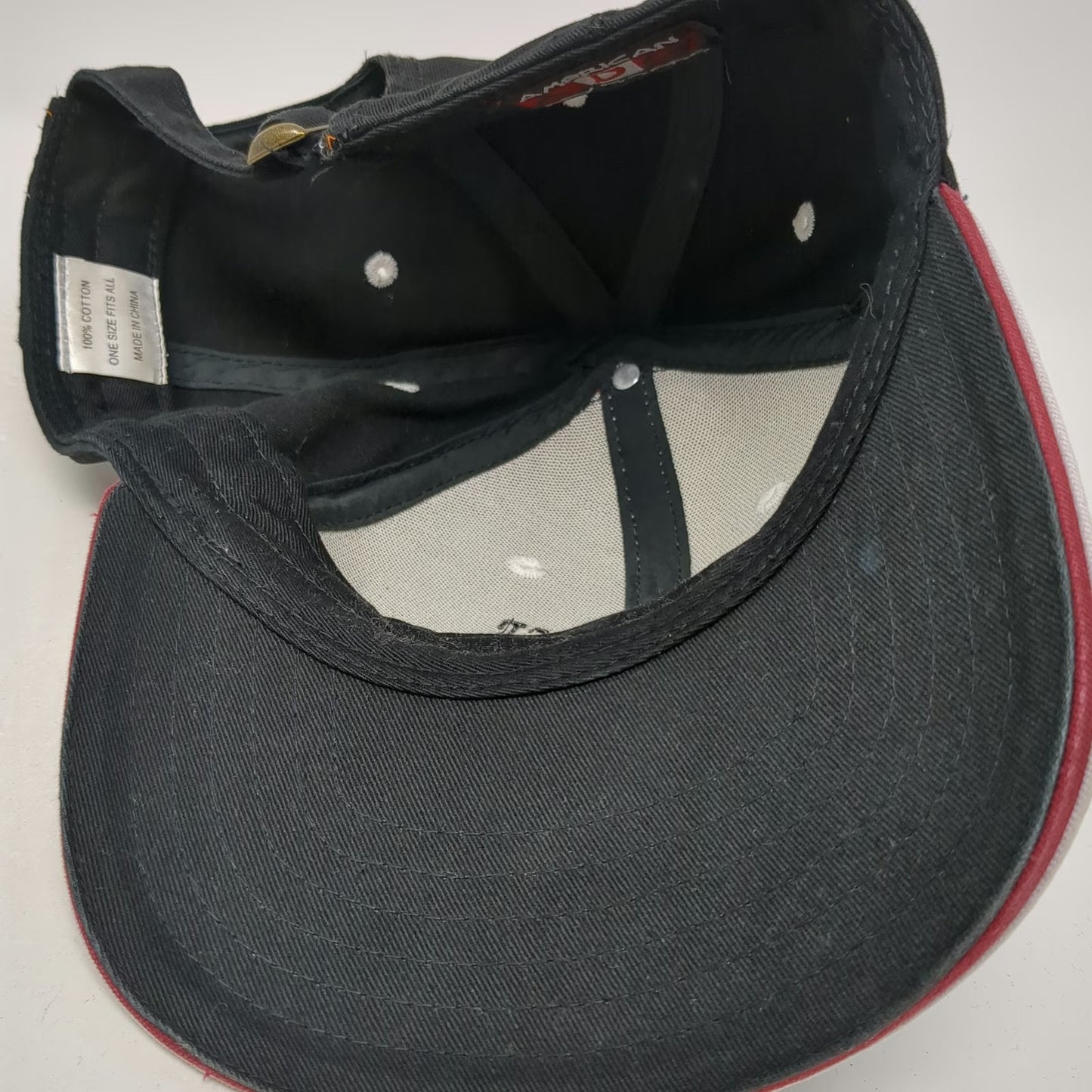 American Dry Goods Baseball Cap Black One Size Falcon Ridge Golf Course Hat