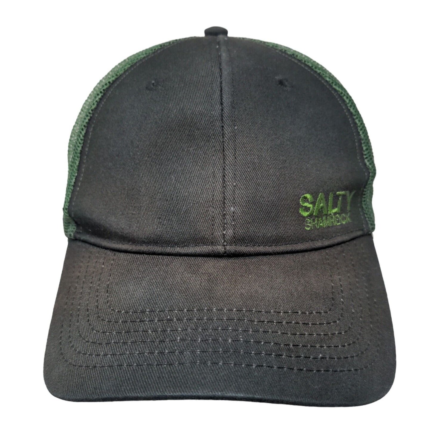Salty Shamrock Snapback Trucker Hat Multicolor OSFA Mesh Back Embroidered Eupro