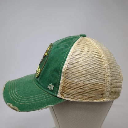Headmost Trucker Hat Green One Size Smokey Bear Only You Patch Mesh Snapback