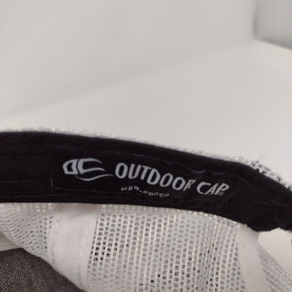 WMS Star Strapback Mesh Back Trucker Hat Gray OSFA Outdoor Cap