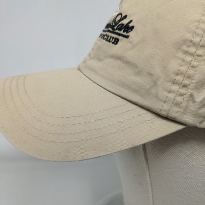 Seminole Lake Country Club Strapback Hat Tan Classic Cut Embroidered