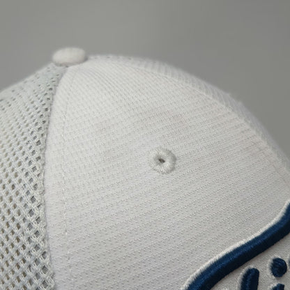 Titleist Trucker Hat White Blue One Size Mesh Pro V1 FootJoy FJ Golf Snapback