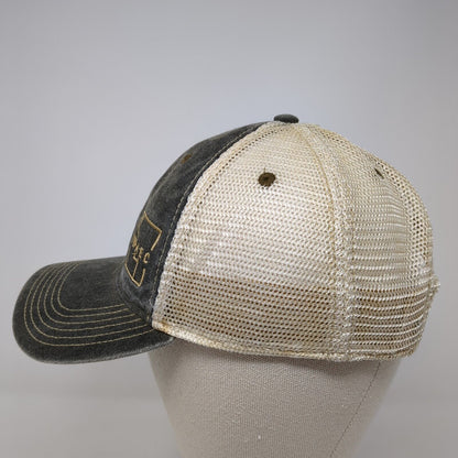 IWAEC Snapback Trucker Hat Gray OS Adjustable Embroidered Mesh Back Headmost