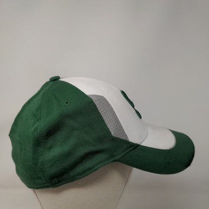 Nike Team Michigan State Fitted Hat Green White OSFM Embroidered Logo