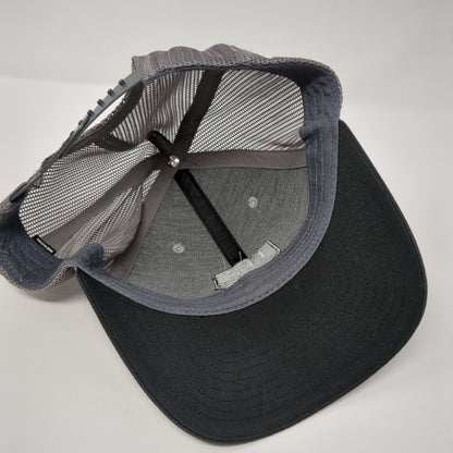 LCS Snapback 112 Trucker Hat Gray One Size Adjustable Mesh Back Richardson