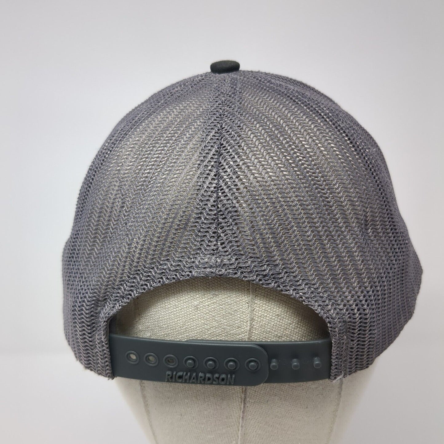 Idaho Snapback Trucker Hat Gray One Size Mesh Back Hunting Richardson