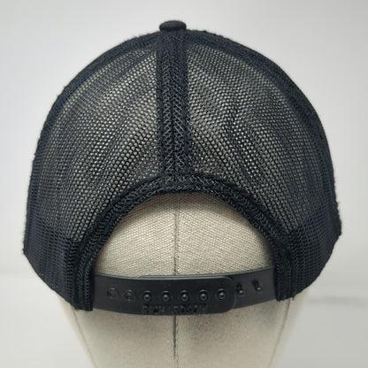 Richardson Trucker Hat Black One Size Knife River Mesh Snapback Workwear Cap