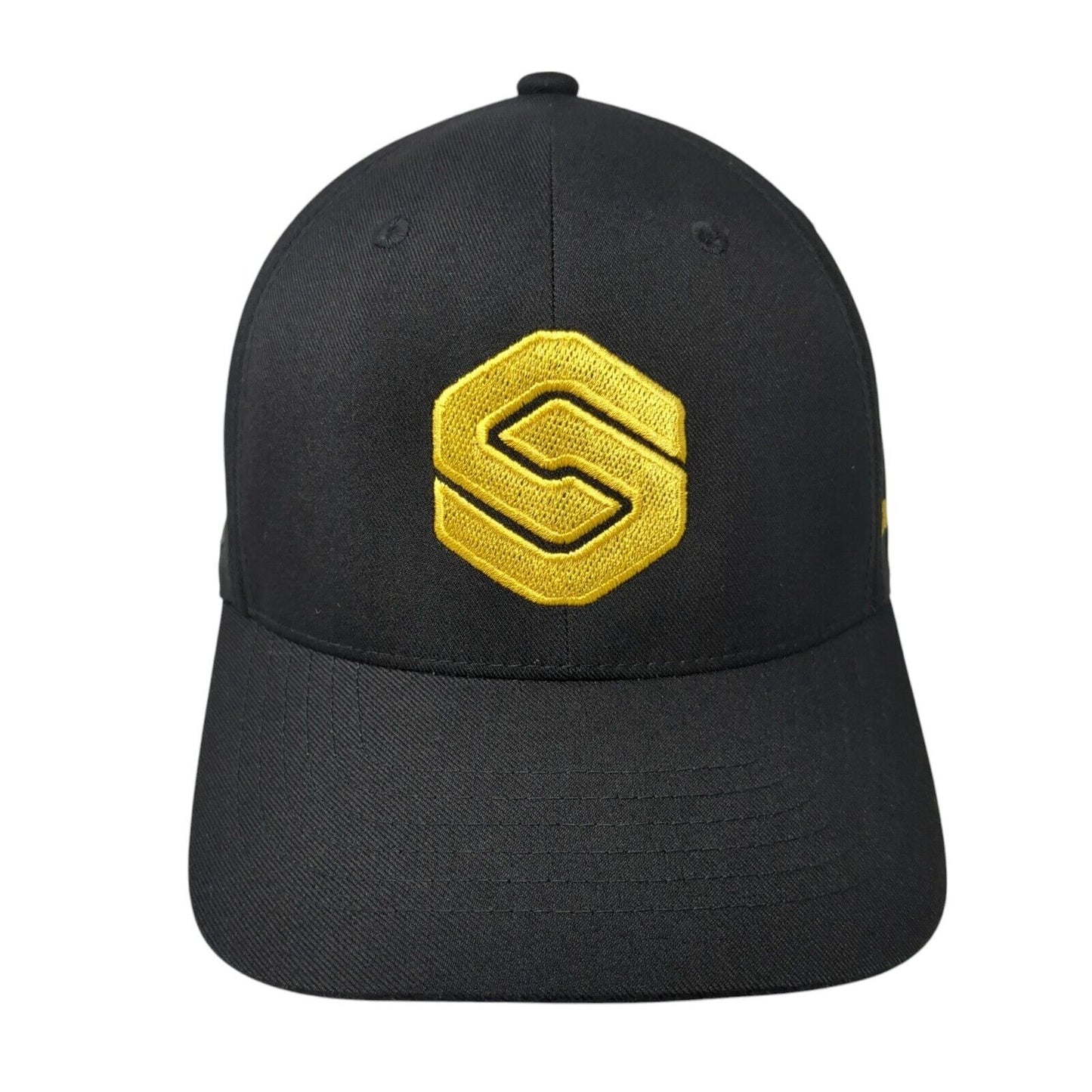 Smart Level Snapback Hat Black One Size Adjustable Embroidered Flexfit NU