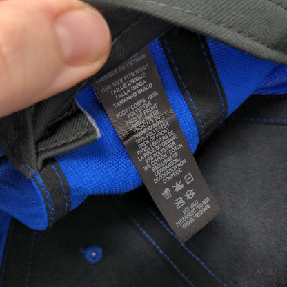Nike Strapback Hat Blue OSFM Adjustable Embroidered Swoosh Logo Legacy91 Dri-Fit