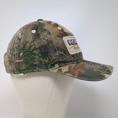 Menards Baseball Cap Green One Size Camo Logo Patch Strapback Hat 1960 Store