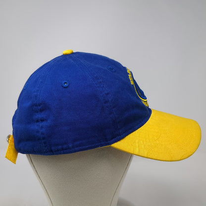 Golden State Warriors NBA New Era Cap Blue Yellow One Size 9TWENTY Logo Brim Hat