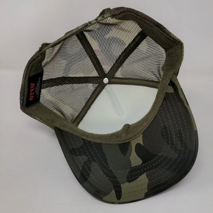 Vikings Class Of 2024 Snapback Rope Trucker Hat Camo OSFM Mesh Back Otto