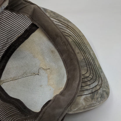 Quality Precast Strong On Service Snapback Mesh Back Trucker Hat Camo OSFA