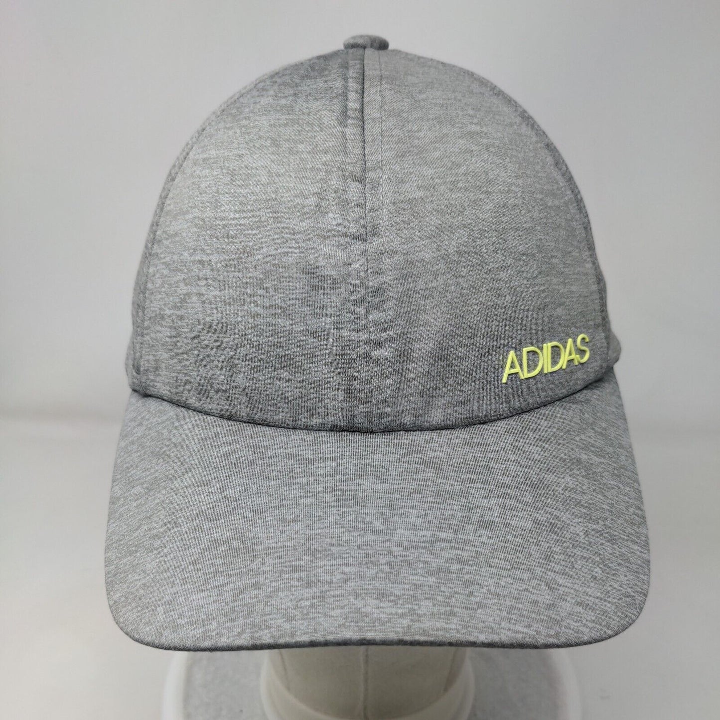Adidas Spell Out Strapback Hat Heather Gray One Size Adjustable Outdoor