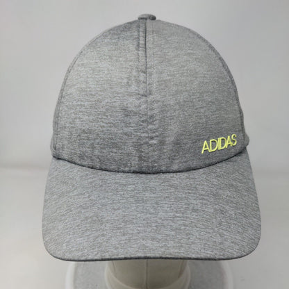 Adidas Spell Out Strapback Hat Heather Gray One Size Adjustable Outdoor