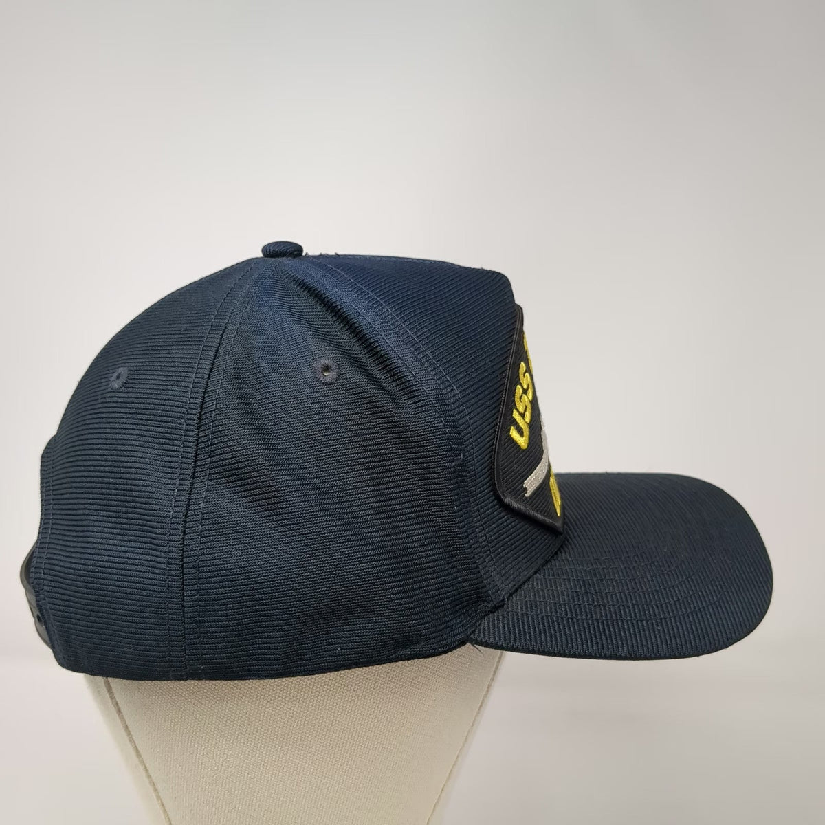Eagle Crest USS Zumwalt DDG-1000 Hat Blue One Size 5 Panel Snapback Made in USA