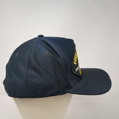 Eagle Crest USS Zumwalt DDG-1000 Hat Blue One Size 5 Panel Snapback Made in USA