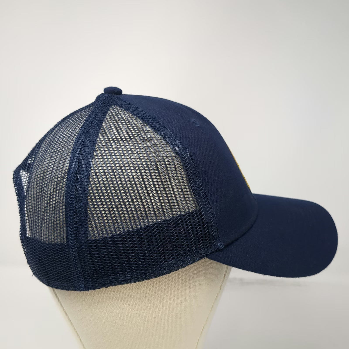 Cotopaxi Trucker Hat Blue One Size Llama Embroidered Logo Mesh Back Snapback