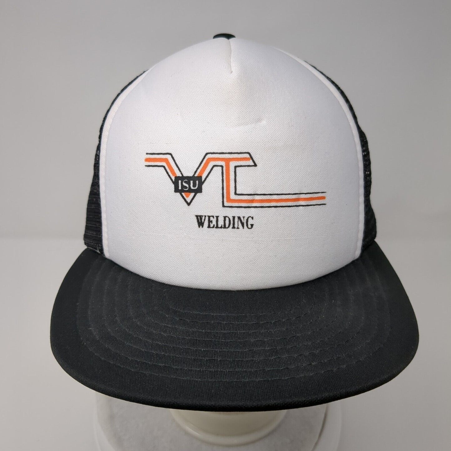 ISU Welding Snapback Trucker Hat Black OSFA Mesh Back Colorblock