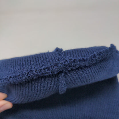 The YMCA Give Gallop Gather Knit Beanie Hat Blue One Size Embroidered