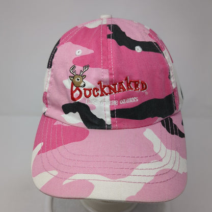 Bucknaked Lake Of The Ozarks Strapback Hat Camouflage OS Adjustable Embroidered