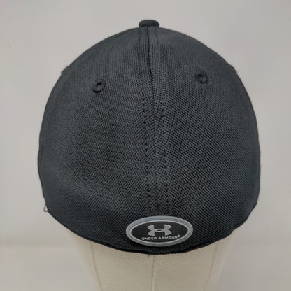 Under Armour Fitted Hat Black M/L Embroidered I Will Protect This House