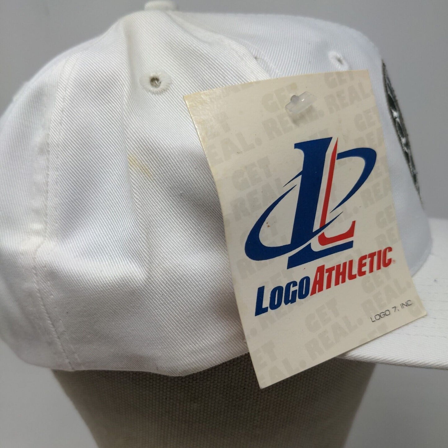 Logo Athletic Men's Snapback Hat White OSFA Embroidered Youthlinks Indiana w/Tag