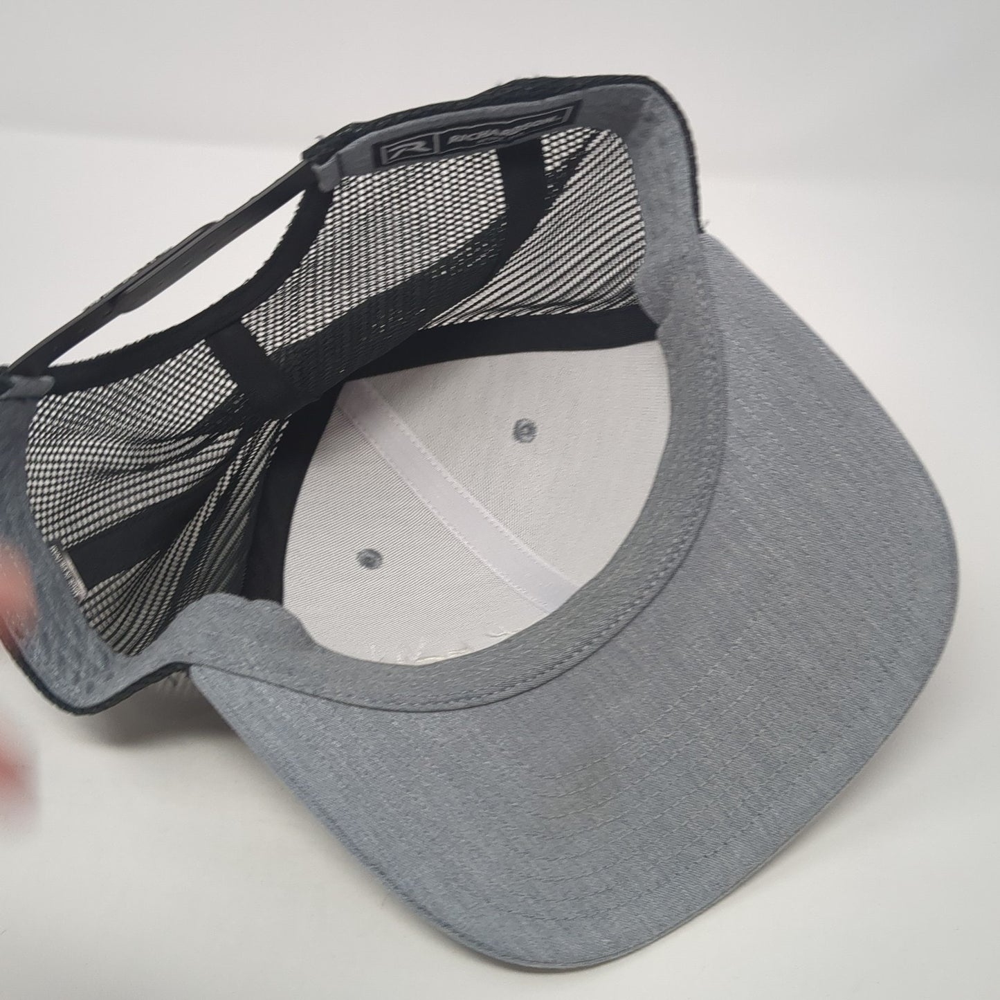 Border States Snapback Trucker Hat Gray One Size Mesh Back Richardson