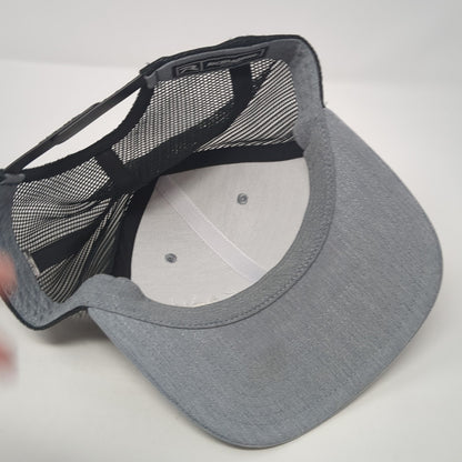 Border States Snapback Trucker Hat Gray One Size Mesh Back Richardson