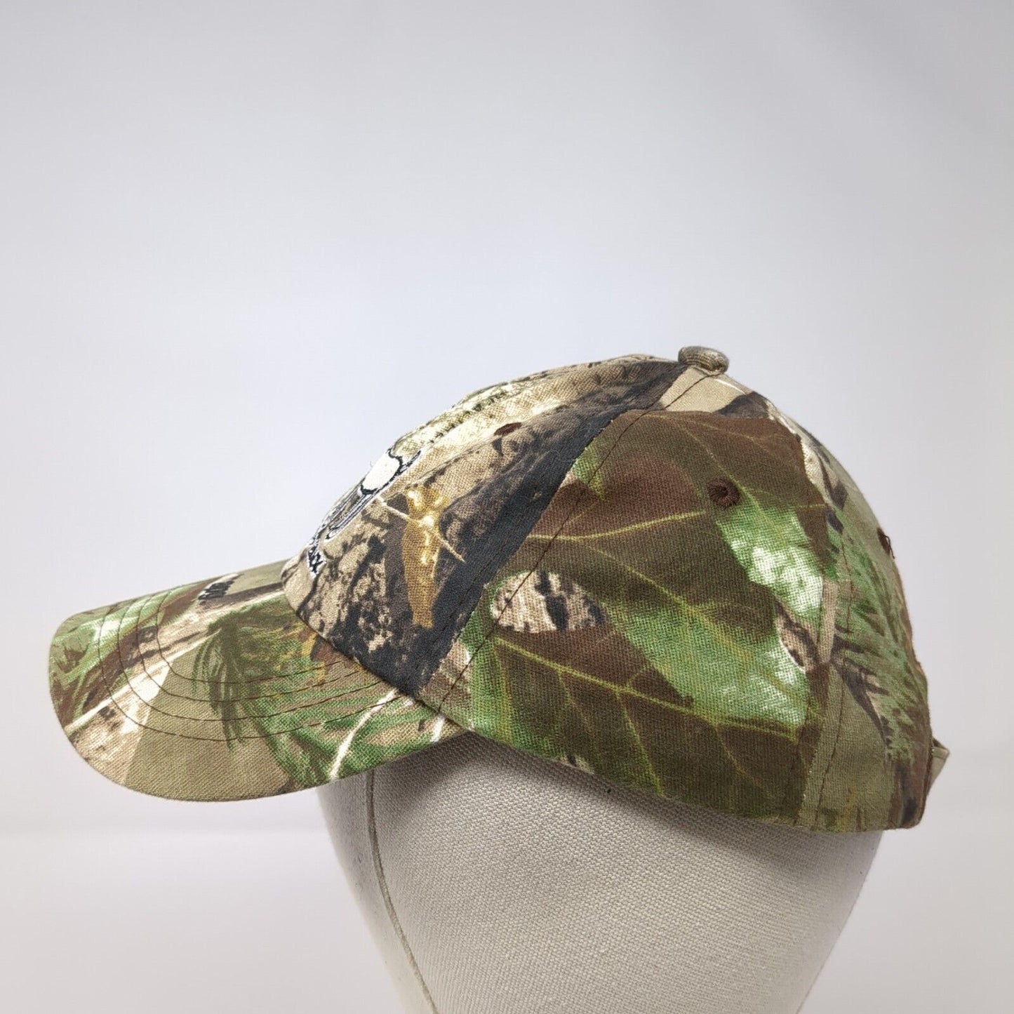 Young Buck Strapback Hat Camo Kid 52cm Adjustable Little Kritters