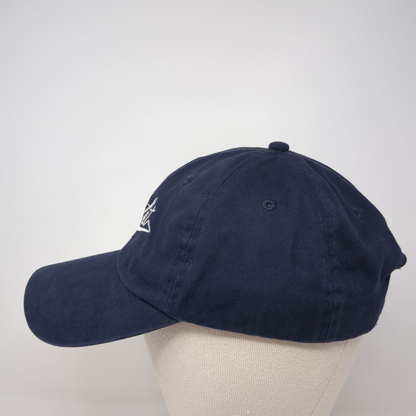 Chevrolet Spell Out Slideback Hat Blue One Size Adjustable Embroidered