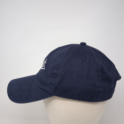 Chevrolet Spell Out Slideback Hat Blue One Size Adjustable Embroidered