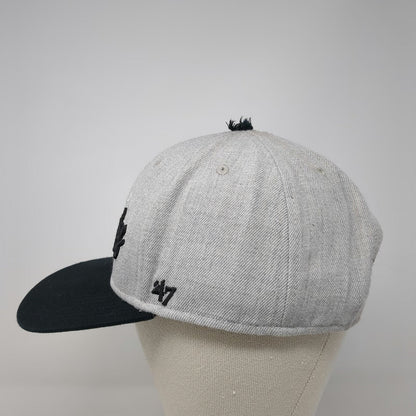 47 Pittsburgh Pirates MLB Baseball Cap Black One Size Script Flat Brim Snapback