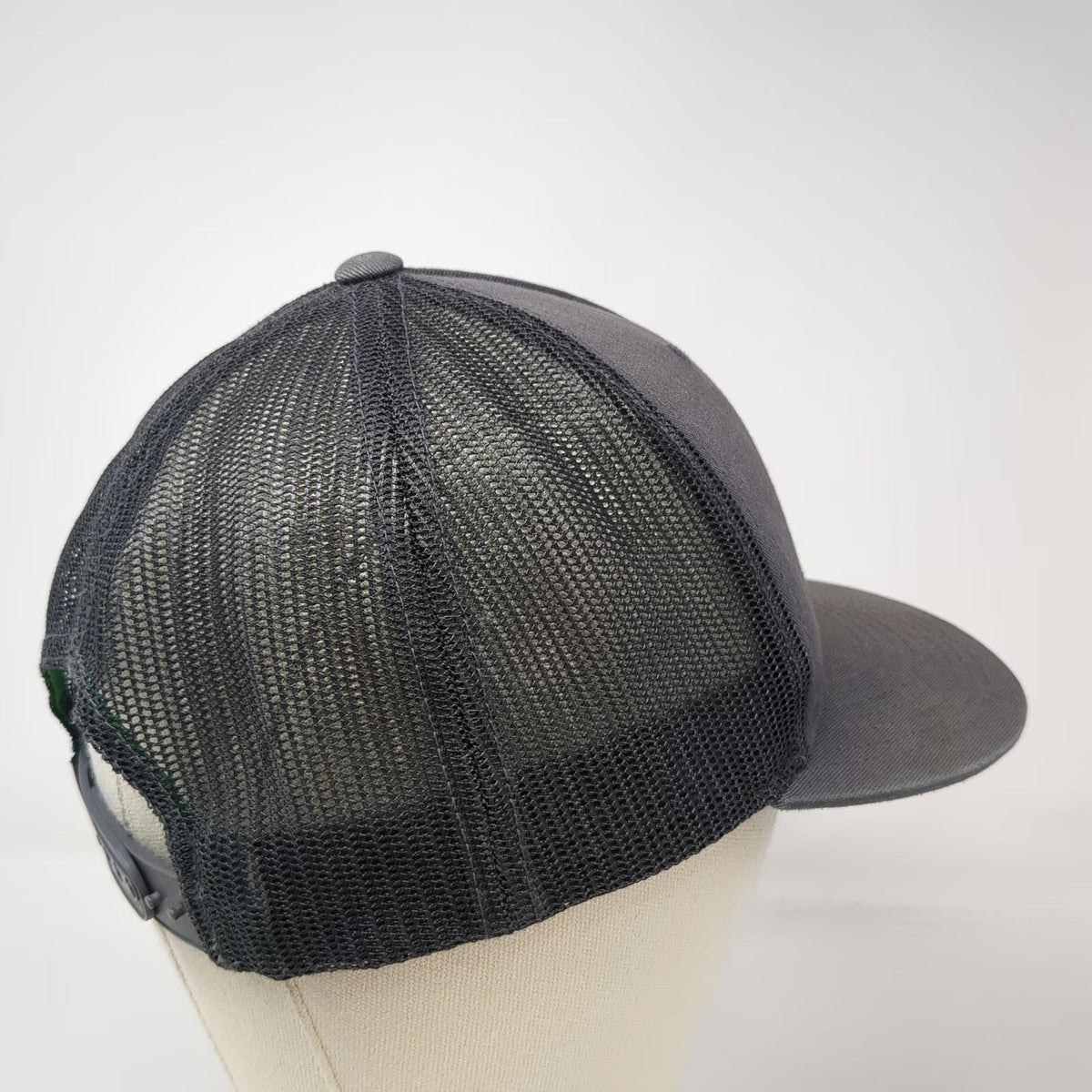 Linksoul Trucker Hat Gray One Size Mesh Back Snapback Golf Adjustable Cap