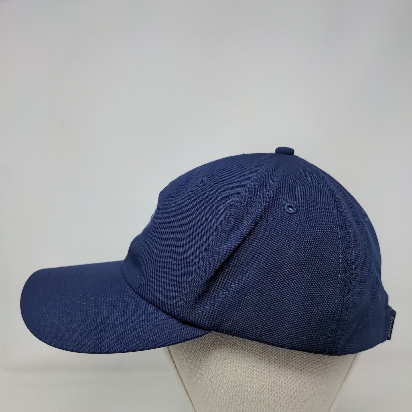 Imperial Coolcore Strapback Hat Blue OSFA Embroidered Tree 6 Panel
