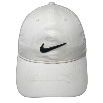 Nike Baseball Cap White One Size Legacy91 Dri-Fit Strapback Swoosh Golf Hat