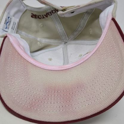 Port Authority Baseball Cap Gray Red One Size Sundance Ag Inc Slideback Hat 42
